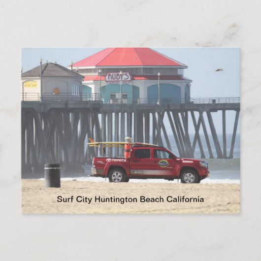 Surf City California Briefkaart (Voorkant)