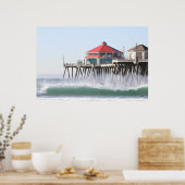 Surf City Huntington Beach Ca Poster (Keuken)