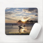 Surf City Huntington Beach California Muismat (Met muis)