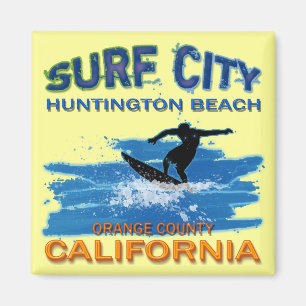 SURF CITY HUNTINGTON BEACH MAGNEET