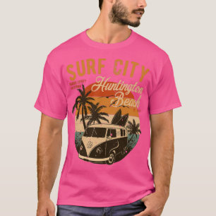 Surf City Huntington Beach Oranje County C T-shirt