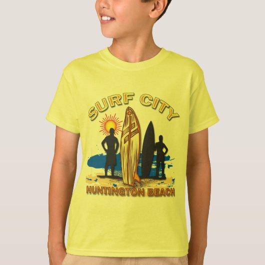 SURF CITY HUNTINGTON BEACH T-SHIRT (Voorkant)