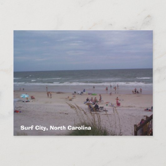 Surf City, North Carolina Briefkaart (Voorkant)