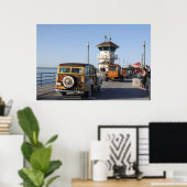 Surf City Pier Poster (Thuiskantoor)