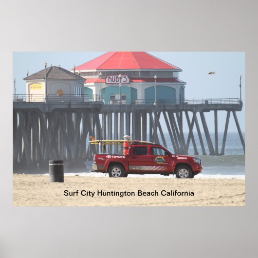 Surf City Poster (Voorkant)
