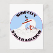 Surf City San Francisco Briefkaart (Voorkant)
