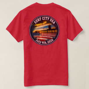 SURF CITY USA - 4 juli 2026  T-shirt