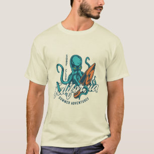 Surf Club California - Octopus T-shirt