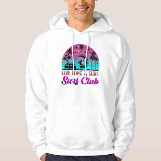 Surf Club sweatshirt for ocean lovers (Voorkant)
