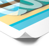 Surf Cocoa Beach Poster (Hoek)