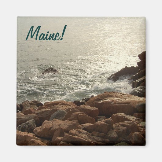 Surf Comes Ashore Magneet (Voorkant)