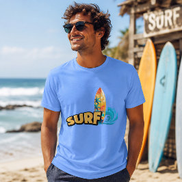  Surf Cool Beach Surf  T-shirt