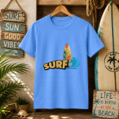  Surf Cool Beach Surf  T-shirt