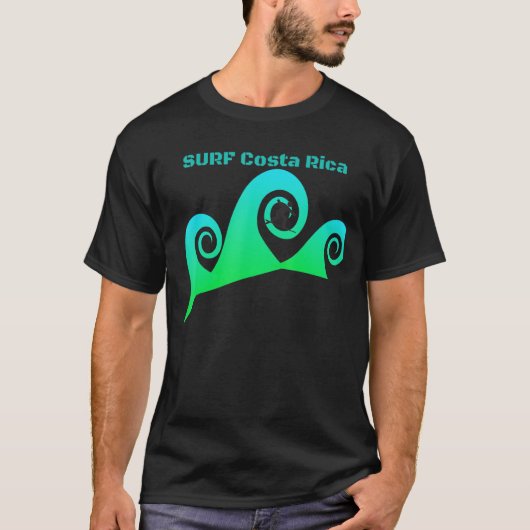 Surf Costa Rica Waves Pavones Surfting Hotspot T-shirt (Voorkant)