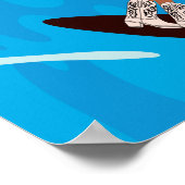 surf cowgirl poster (Hoek)