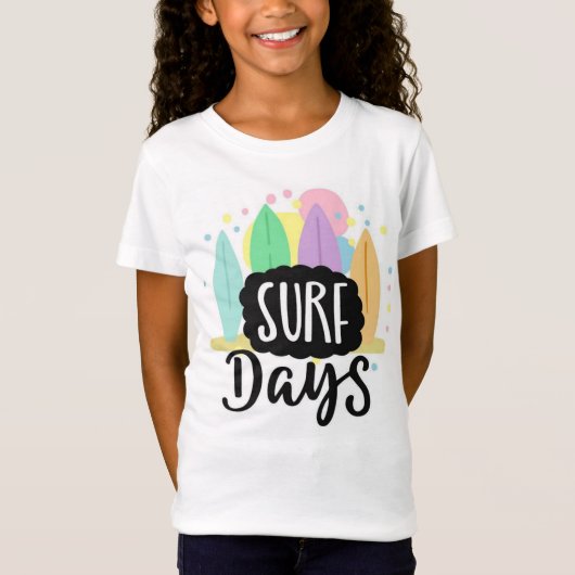 Surf dagen T-shirt (Voorkant)