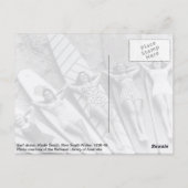  surf dames Veel strand Australië Briefkaart (Achterkant)