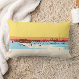 Surf Days - Galveston Island, Pleasure Pier Kussen