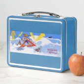 Surf De Bermuda driehoeksblauwe lunchbox (In situ)