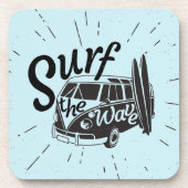 Surf de Golf Drankjes Onderzetter (Voorkant)