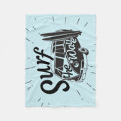 Surf de Golf Fleece Deken (Voorkant)