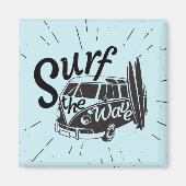 Surf de Golf Magneet (Voorkant)