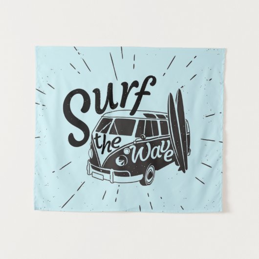 Surf de Golf Wandkleed (Voorkant (horizontaal))