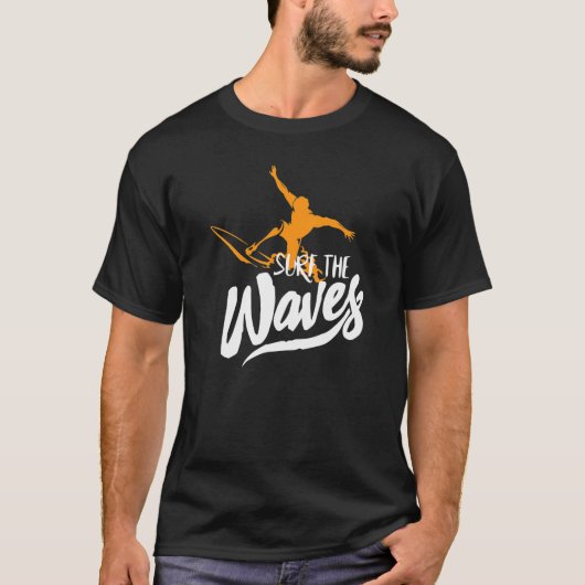 Surf de golven die overleven t-shirt (Voorkant)