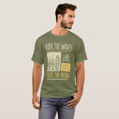 Surf de golven voel de rush t-shirt (Voorkant volledig)