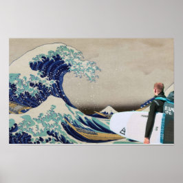 Surf de Grote Golf Poster