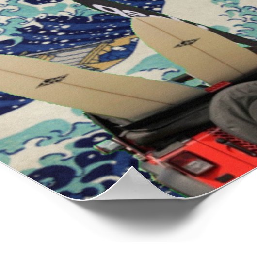 Surf de Grote Golf Poster (Hoek)