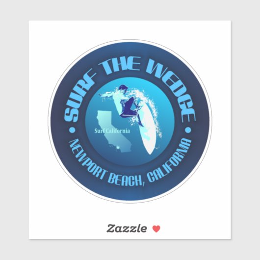 Surf de Rand Sticker (Vel)