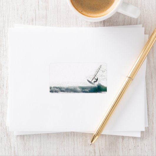 Surf de wind etiket (Insitu)