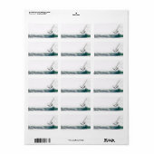 Surf de wind etiket (Full Sheet)