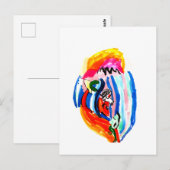 Surf de zomer op briefkaart (Voorkant / Achterkant)