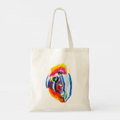 Surf de zomer op tote bag (Achterkant)