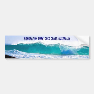 Surf-decal genereren bumpersticker