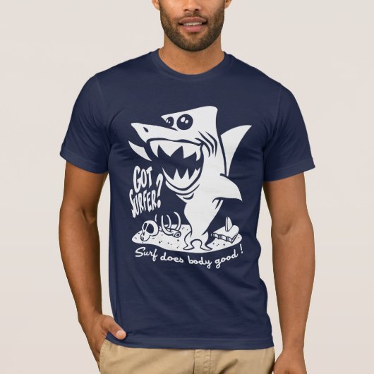 Surf does body good. t-shirt (Voorkant)