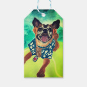 Surf Dog Cadeaulabel (Voorkant)