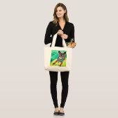 Surf Dog Grote Tote Bag (Voorkant (model))
