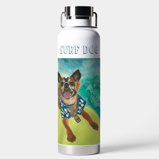 Surf Dog Grote waterfles (Achterkant)