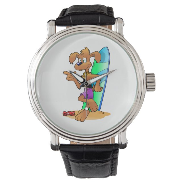 Surf Dog Horloge (Voorkant)