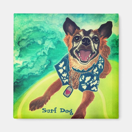 Surf Dog Magneet (Voorkant)