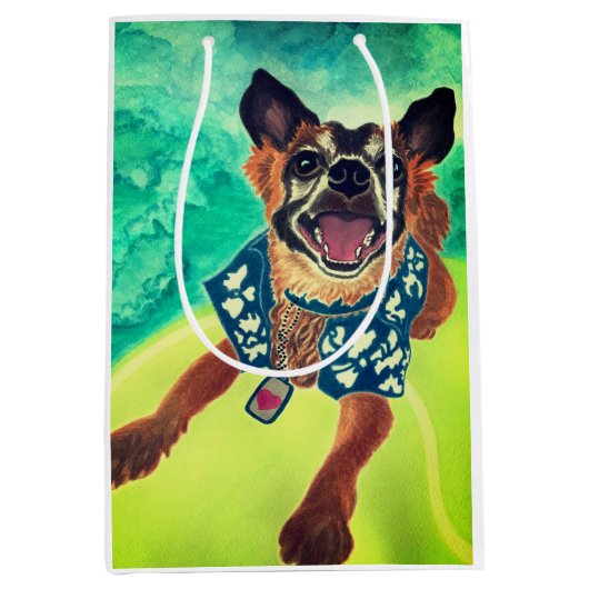 Surf Dog Medium Cadeauzakje (Voorkant)