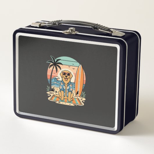 Surf Dog Retro Strand Zomer (Voorkant)