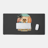 Surf Dog Retro Strand Zomer Bureaumat (Keyboard & Muis)