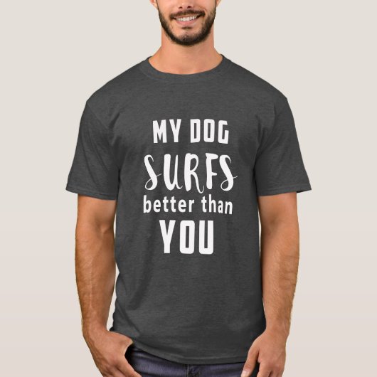 Surf Dogs Hawaii Beter dan T-shirt (Voorkant)