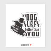 Surf Dogs Hawaii Gauntlet Sticker (Vel)