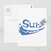 Surf Dolphin Briefkaart (Voorkant / Achterkant)