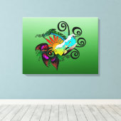 Surf Dreams Canvas Afdruk (Insitu (Houten vloer))